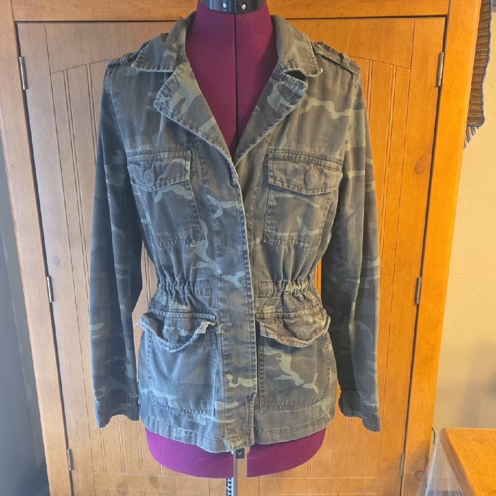 104 Full Tilt Olive Utility Jacket